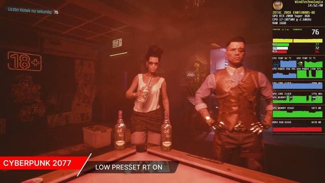 ZBOX MAGNUS ONE RTX2080 SUPER I7 Cyberpunk 2077 TEST