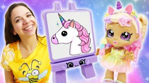 Веселые куклы подружки KINDI KIDS! Куклы для девочек устроили чаепитие - Веселые видео игры