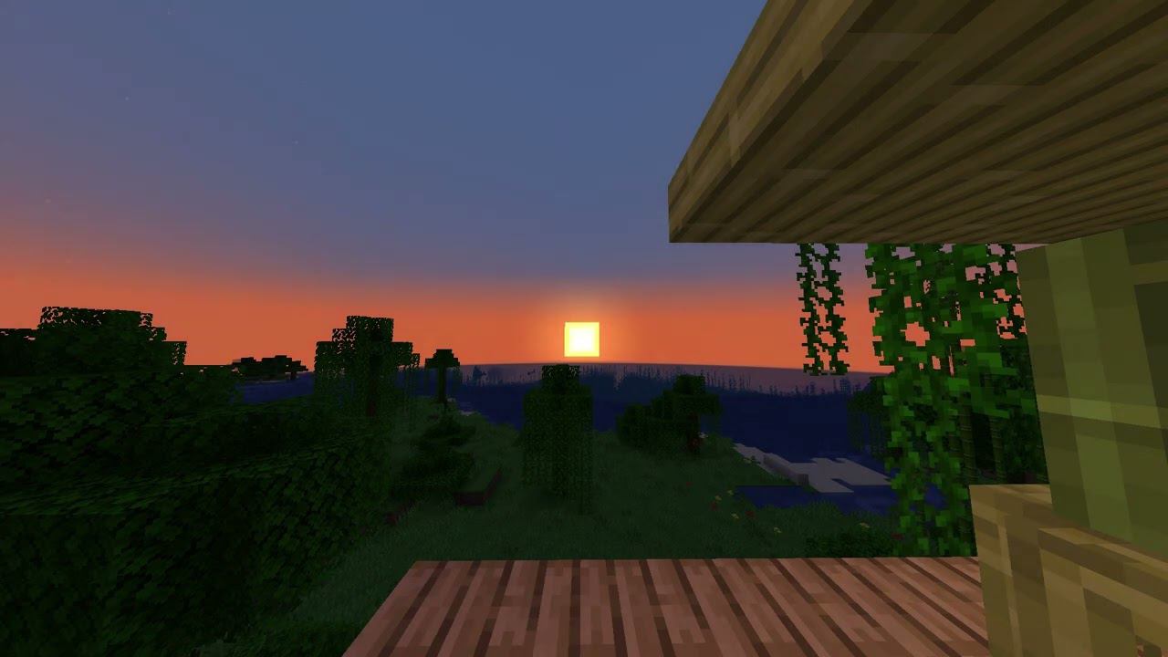 Minecraft Sunrise
