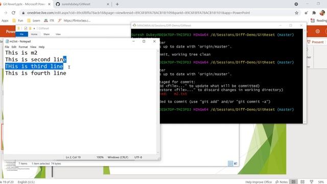 #Git Diff | Spy Your Own Changes | Check File Content Differences смотреть онлайн