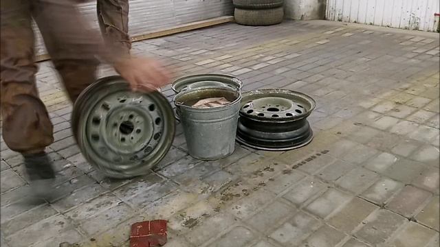 Бюджетная покраска 14 штамповок болотный цвет. смотреть онлайн