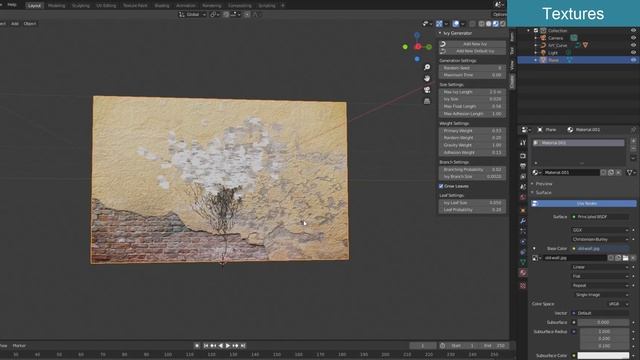 Blender tutorial - Creating ivy is easy with the add-on - 183 смотреть онлайн