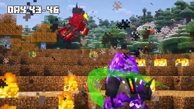 I Survived 100 Days As A MOSQUITO In Minecraft!
