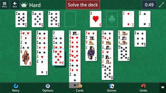 Microsoft Solitaire Collection: FreeCell - Hard - June 6, 2023 смотреть онлайн