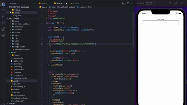 How to implement search functionality? | Cancel Token using Axios | React Native 2022 смотреть онлайн