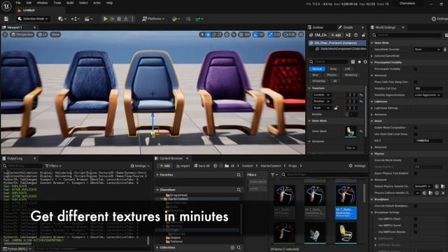 Use Stable-diffusion as texture generator in Unreal Engine with TAPython смотреть онлайн