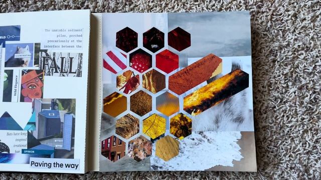 making collages inspired by the books i read - fall reading vlog смотреть онлайн