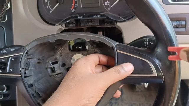 How To Replace Steering Multifunction Button. Skoda Rapid