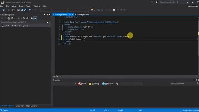 создание кнопок в visual studio смотреть онлайн