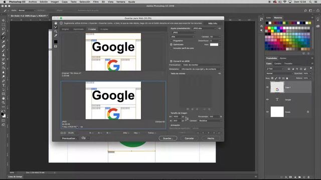 Adobe Photoshop - Exportar documentos a Web смотреть онлайн