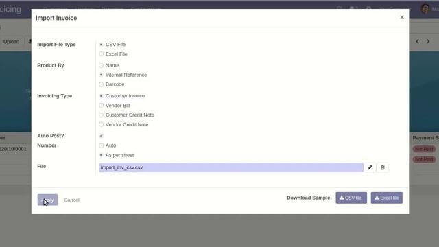 Import Invoice From CSV Odoo, Import Invoice From excel Odoo смотреть онлайн