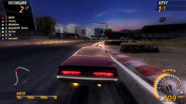 FlatOut 2 Online. 3 гонки. 2 подряд первое место.🏆 смотреть онлайн