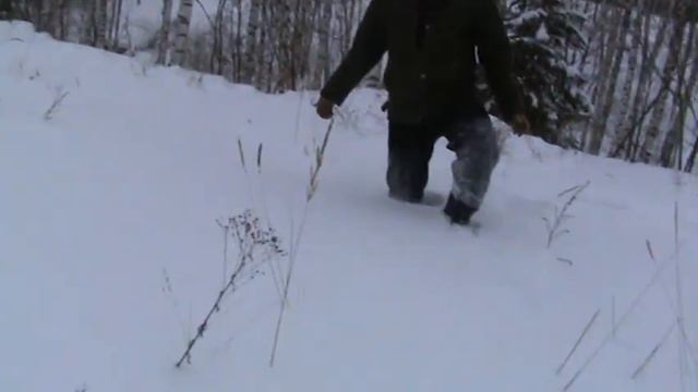 Снегоход STELS VIKING 600 12RUS 12рус по глубокому снегу смотреть онлайн