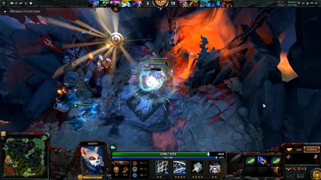 Богоподобный meepo l Abed 8000 MMR l Dota 2 TOP MMR смотреть онлайн