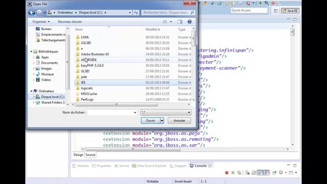 Mise en route de JBOSS7 1 Comment déployer un data source mysql смотреть онлайн