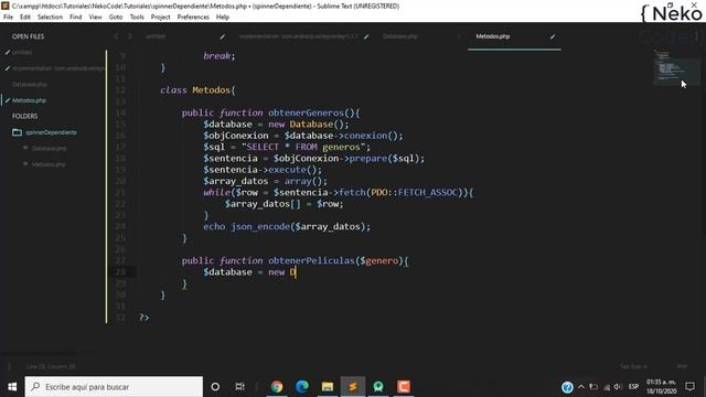 spinner dependiente MySQL android studio part 2/3 смотреть онлайн