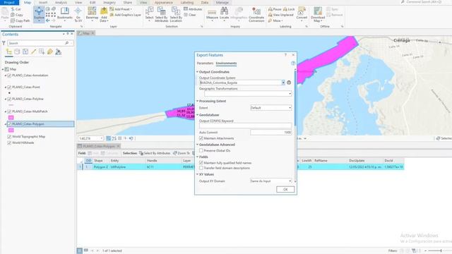 Exportar de dwg a shapefile en ArcGIS Pro смотреть онлайн