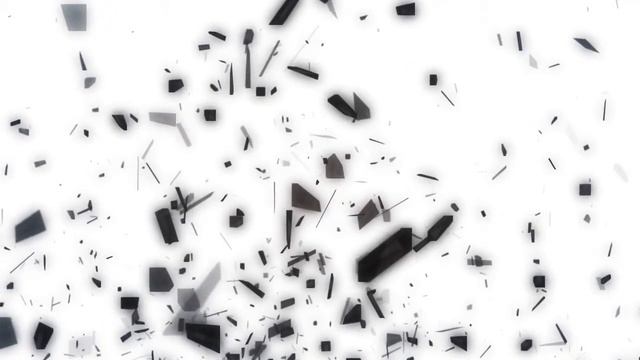 Black and white Glass fragments. смотреть онлайн