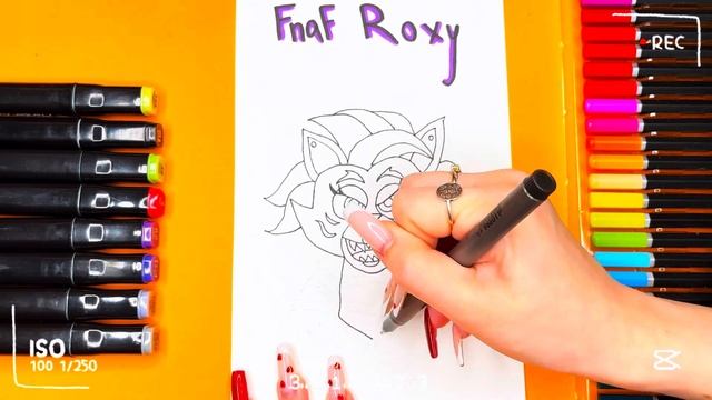 How to Draw ROXANNE (ROXY) WOLF - Security breach FNAF ✨ Five Nights at Freddy’s смотреть онлайн