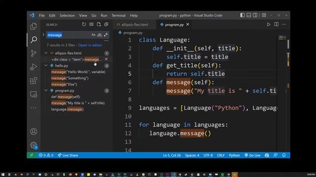 VSCode Search All Files In Project Folder смотреть онлайн