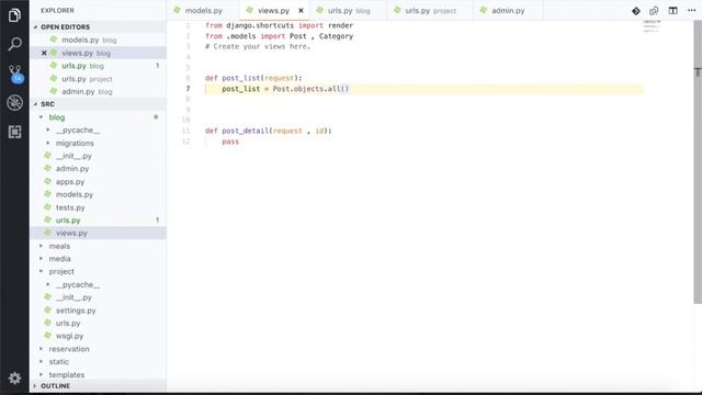 Adding Blog Views | Build A Restaurant Site With Python and Django смотреть онлайн