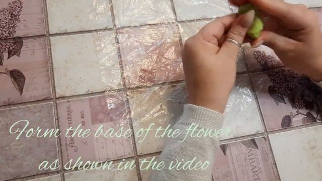 МК Полевая гвоздика из холодного фарфора? Cold Porcelain Field Carnation.mp4