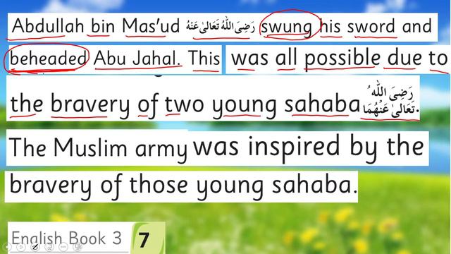 English Grade 3 Unit 1 Lecture 7 || SNC 2020 ||