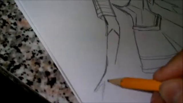 Рисунок карандашом с арта DC Super Hero Girls Katana смотреть онлайн