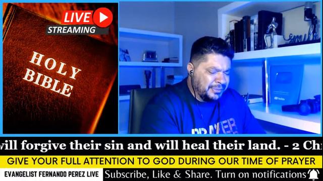 DAY#3 FASTING AND PRAYER - LIVE PRAYER ONLINE WITH EVANGELIST FERNANDO PEREZ смотреть онлайн