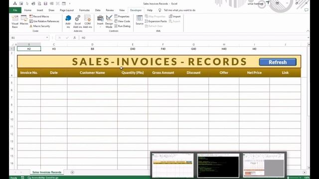 Excel VBA Tutorial: Automate Data Entry from All Invoices in a Folder | Magic Tricks #excelsteps смотреть онлайн