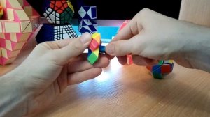 Змейка Рубика (36 элементов)! Как собрать Микки Мауса (Mickey Mouse) из змейки Рубика)