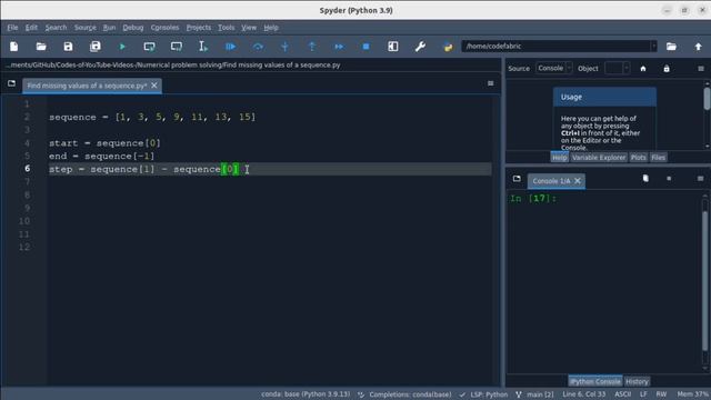 Python Problem Solving - Numerical: 2. Find Missing Value of a Sequence - Simply Explained смотреть онлайн