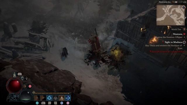 Diablo 4: Sight to Madness Quest - Slay Theya and Retrieve The Necklace of Eyes смотреть онлайн