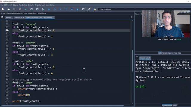 Simplifying code with defaultdict in python смотреть онлайн