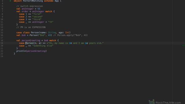 Scala Tutorial Scala at Light Speed, Part 5: Pattern Matching смотреть онлайн