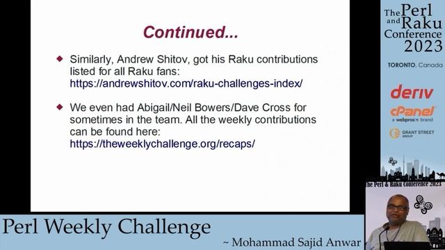 An extract from "Perl Weekly Challenge - Mohammad Sajid Anwar" 2023 смотреть онлайн