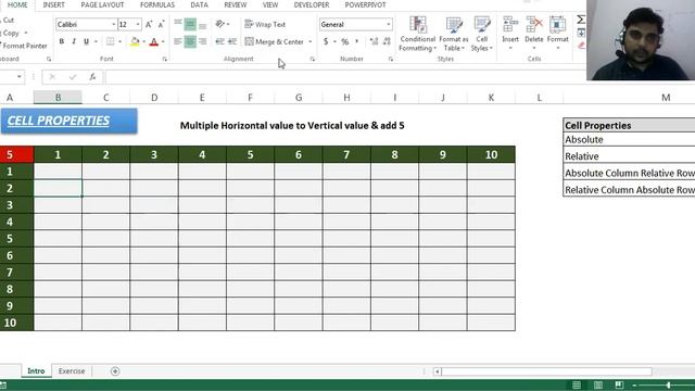 Cell Refererence In Excel | Use of $ In Formula | Cell Locking (Unlocking) смотреть онлайн