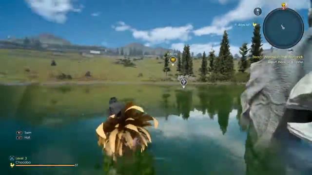 FINAL FANTASY XV CHOCOBO SWIMMING смотреть онлайн