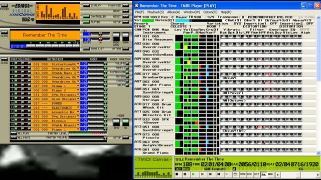 【MIDI】Michael Jackson - Remember The Time | Roland Virtual Sound Canvas смотреть онлайн
