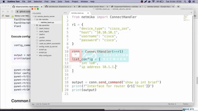 Networking Tutorial with Cisco CCNA 200-301 -125- Network Automation - Send command vs send config смотреть онлайн