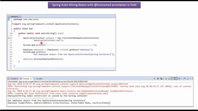 Understanding Field Injection with @Autowired Annotation in Spring | Spring @Autowired Annotation смотреть онлайн