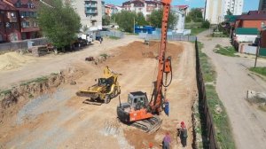 Строительство 9 и эт  дома начало   HD 1080p