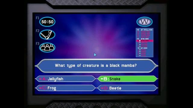 Who Wants to Be a Millionaire UK Junior Edition PC John Carpenter Game #3 смотреть онлайн