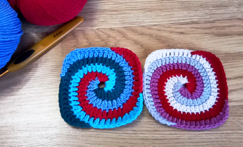 Квадратный МОТИВ по СПИРАЛИ. Подробный Мастер-класс смотреть онлайн