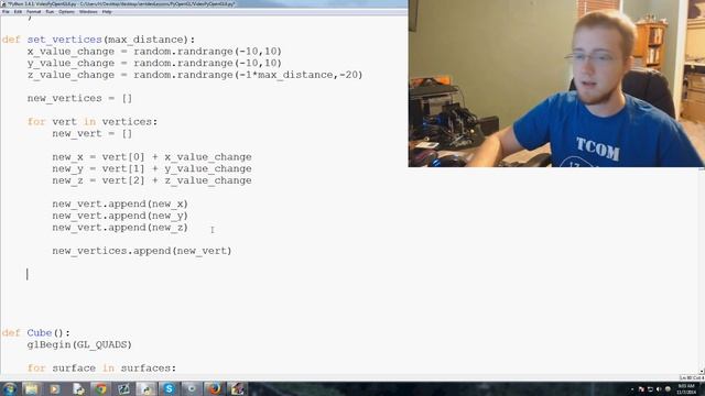 Many Cubes! - OpenGL with PyOpenGL Python and PyGame - 6 смотреть онлайн
