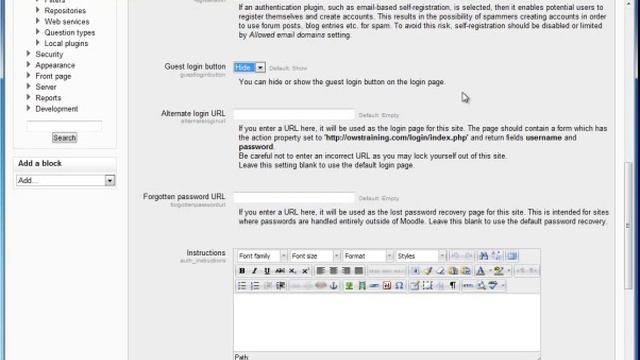 Moodle 200 User Authentication on Moodle 2.0 смотреть онлайн