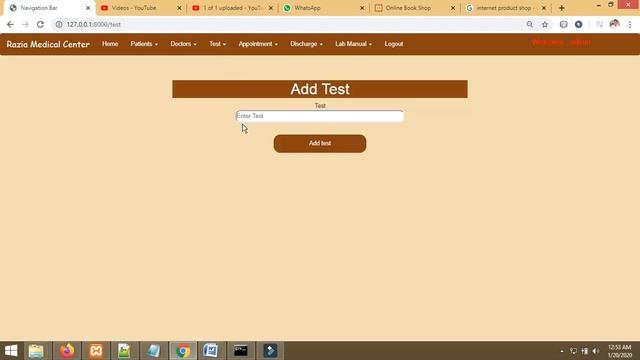 Hospital Management System | New Version | Python Django Sqlite смотреть онлайн