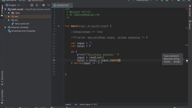 22 mengulang dengan do while смотреть онлайн