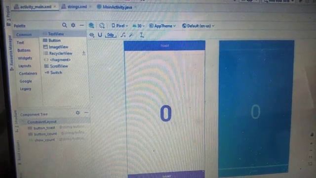 Tugas Android Studio Hello Toast code Use Button onClick смотреть онлайн