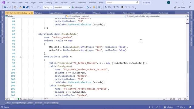 15. Adding your first migration | ASP.NET MVC смотреть онлайн